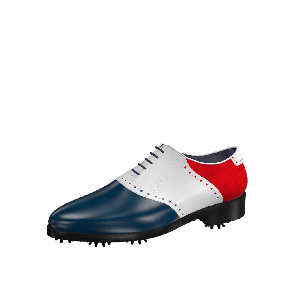 Red white and blue golf shoes on sale