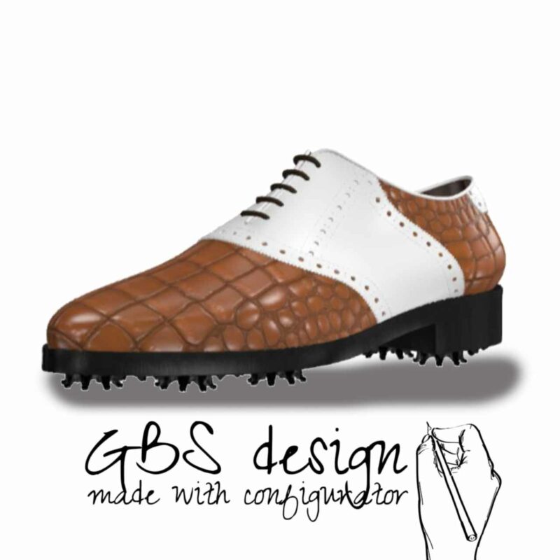 Saddle handmade golf shoes var. 8 - Image 2
